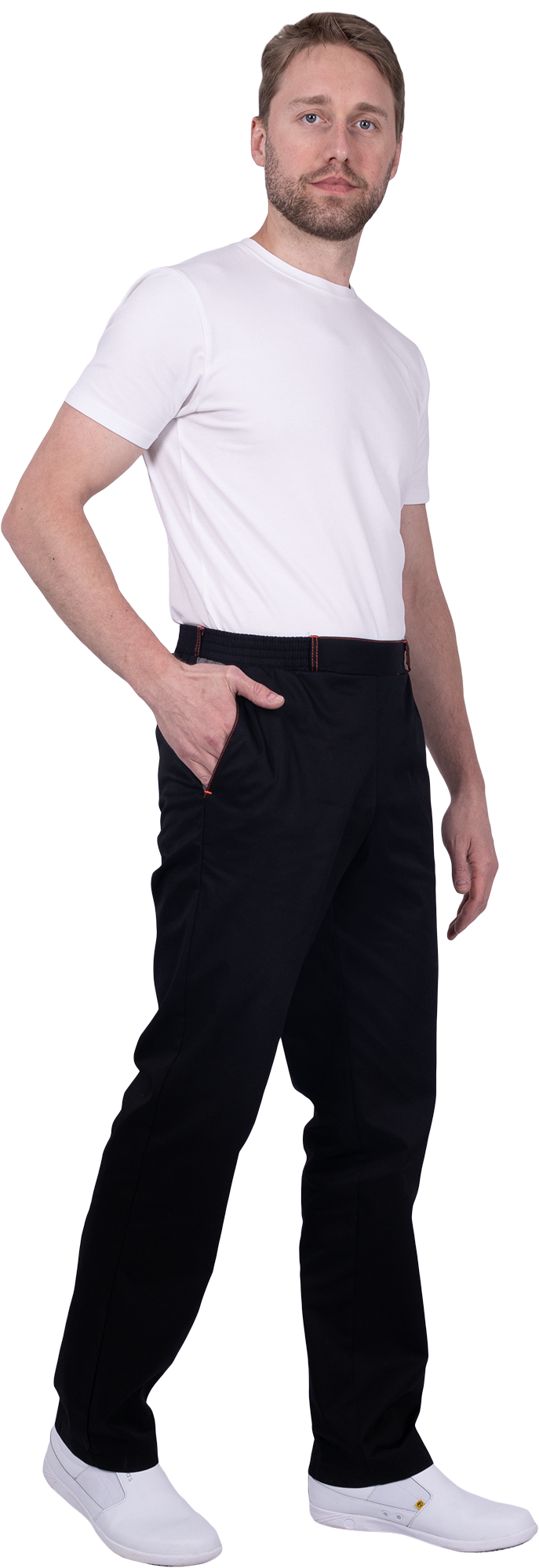 Костюм ГУРМАН , черный-серый