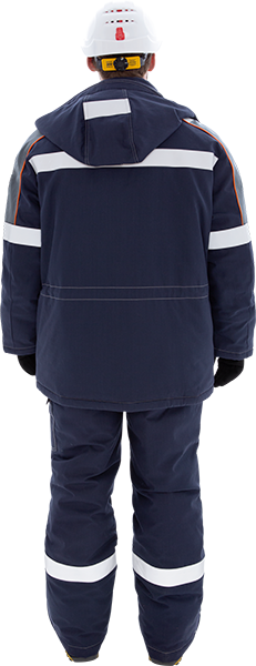 Костюм МЕГАСТАТОЙЛ зимний, т/синий-серый-оранж