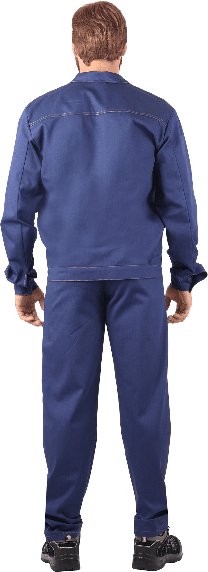 Костюм МУРАВЕЙ летний, т/синий, 100% х/б (Куртка+брюки)