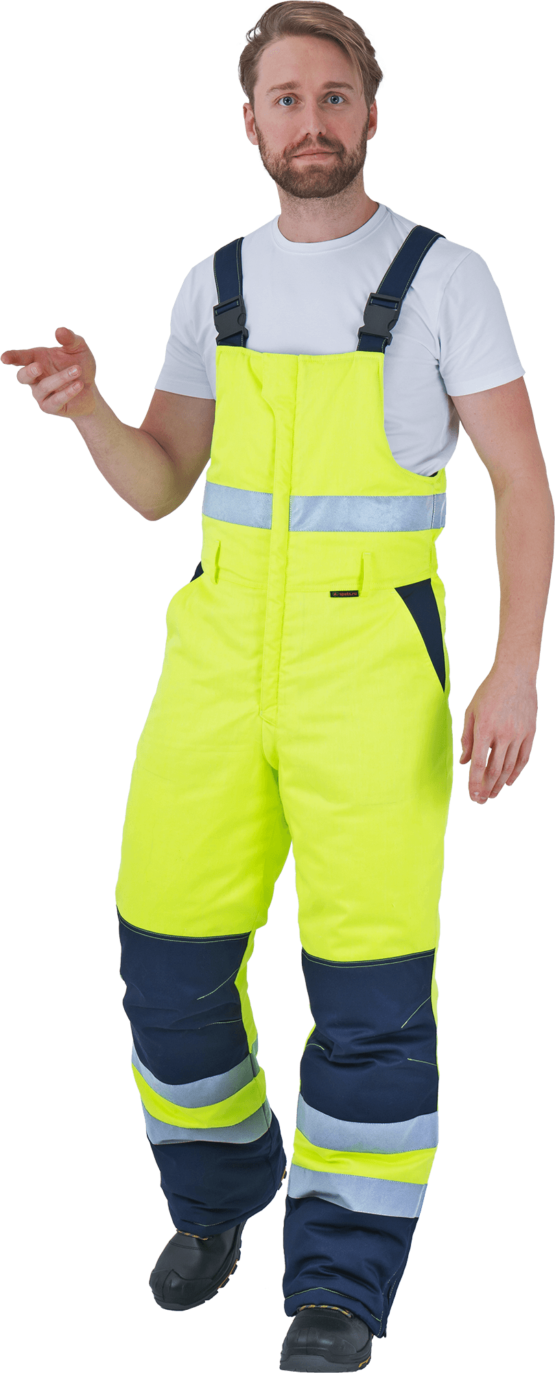 Костюм РЕФЛЕКТ-1 зимний, Со - 3-й класс защиты, Тнв - 3-й класс защиты, флуоресцентный желтый-синий