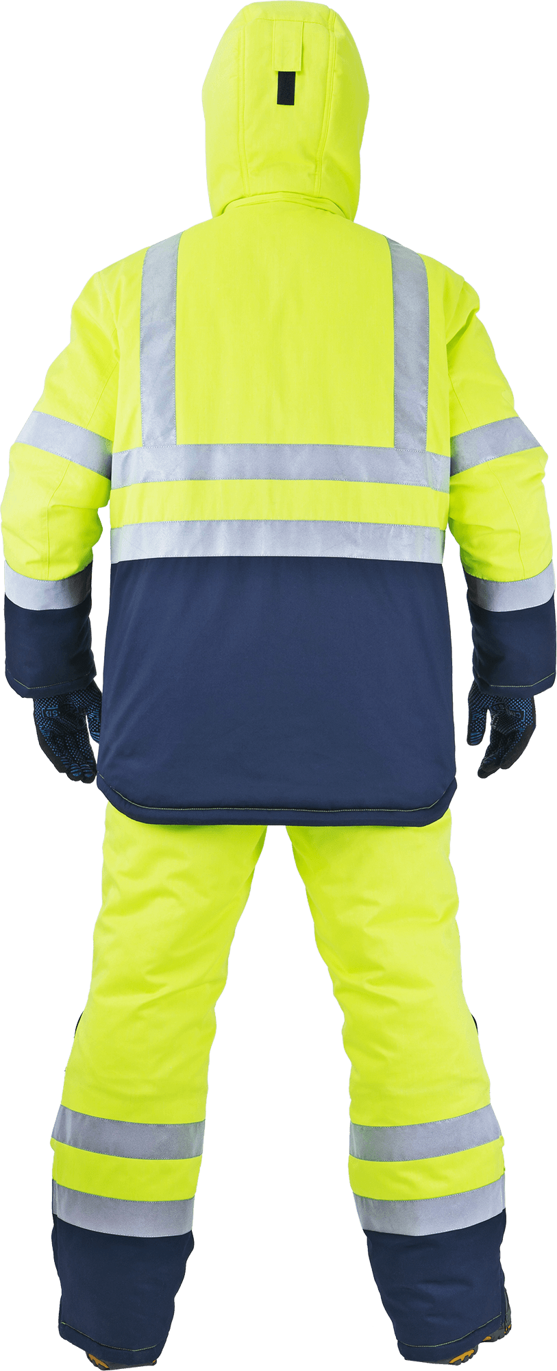 Костюм РЕФЛЕКТ-1 зимний, Со - 3-й класс защиты, Тнв - 3-й класс защиты, флуоресцентный желтый-синий