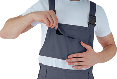 Костюм РЕФЛЕКТ-2, 3-й класс защиты, флуоресцентный оранжевый-серый