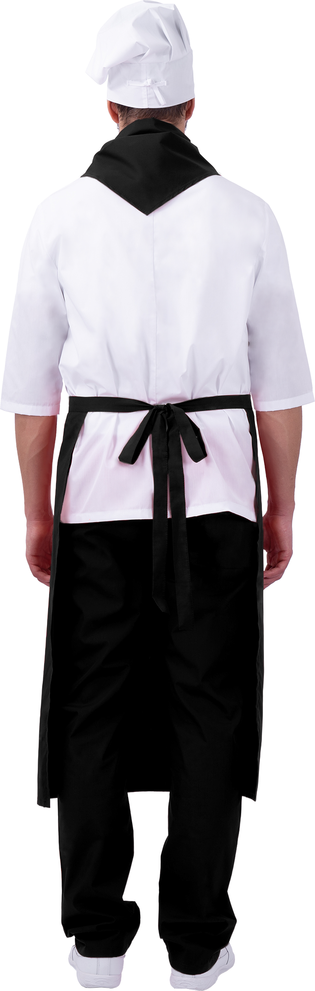 Костюм ШЕФ-ПОВАР, белый-черный