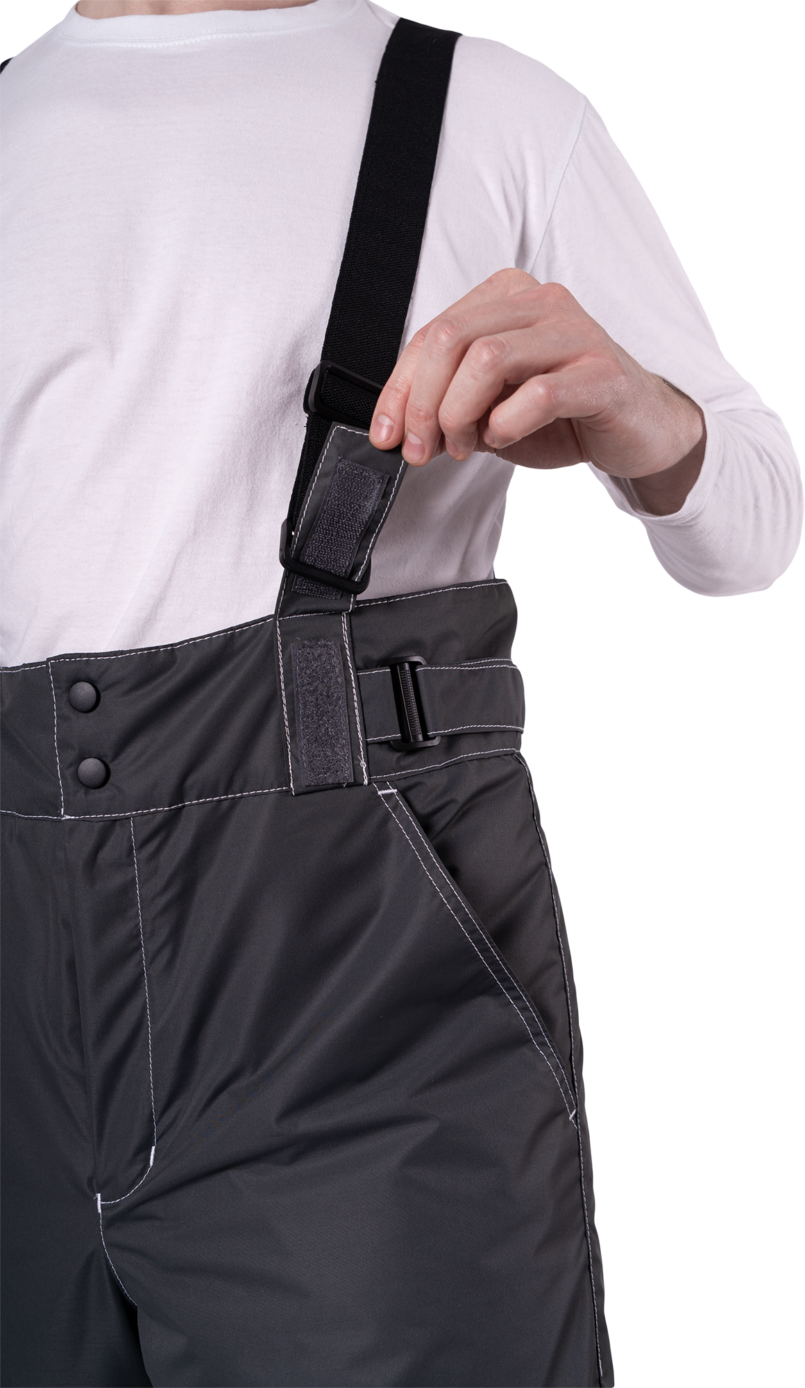 Костюм СТАРАТЕЛЬ зимний, серый-красный Импорт