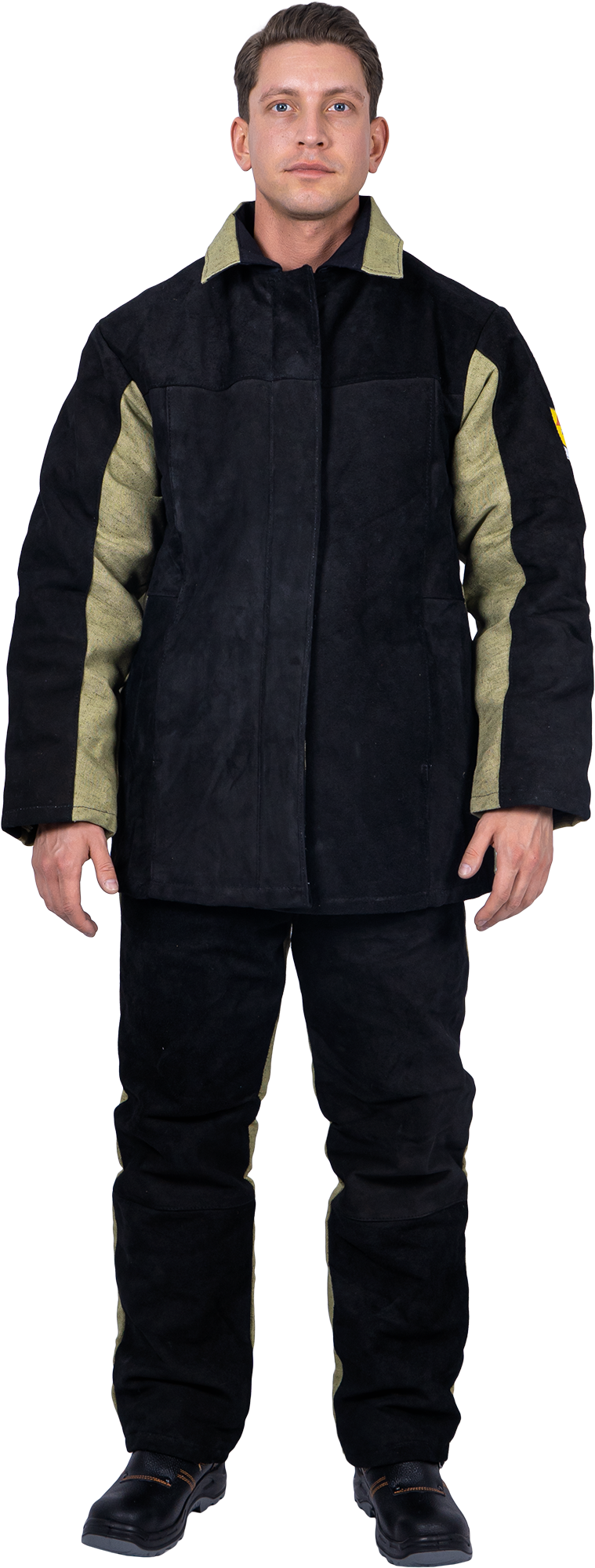 Костюм сварщика комбинированный спилок/брезент утепленный, 2.6