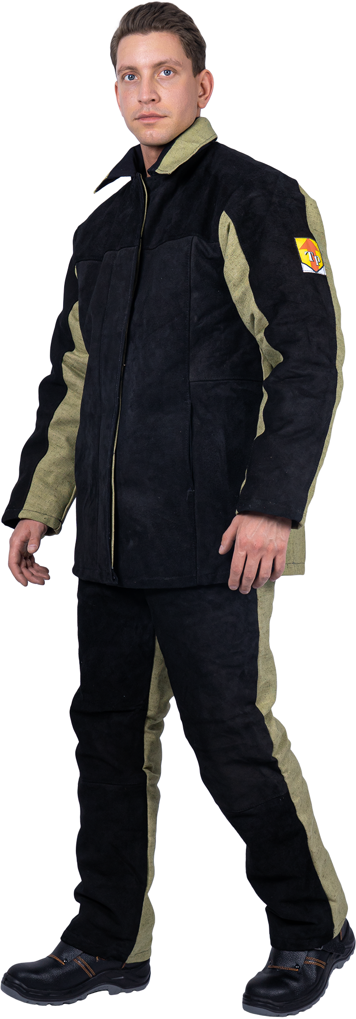 Костюм сварщика комбинированный спилок/брезент утепленный, 2.6