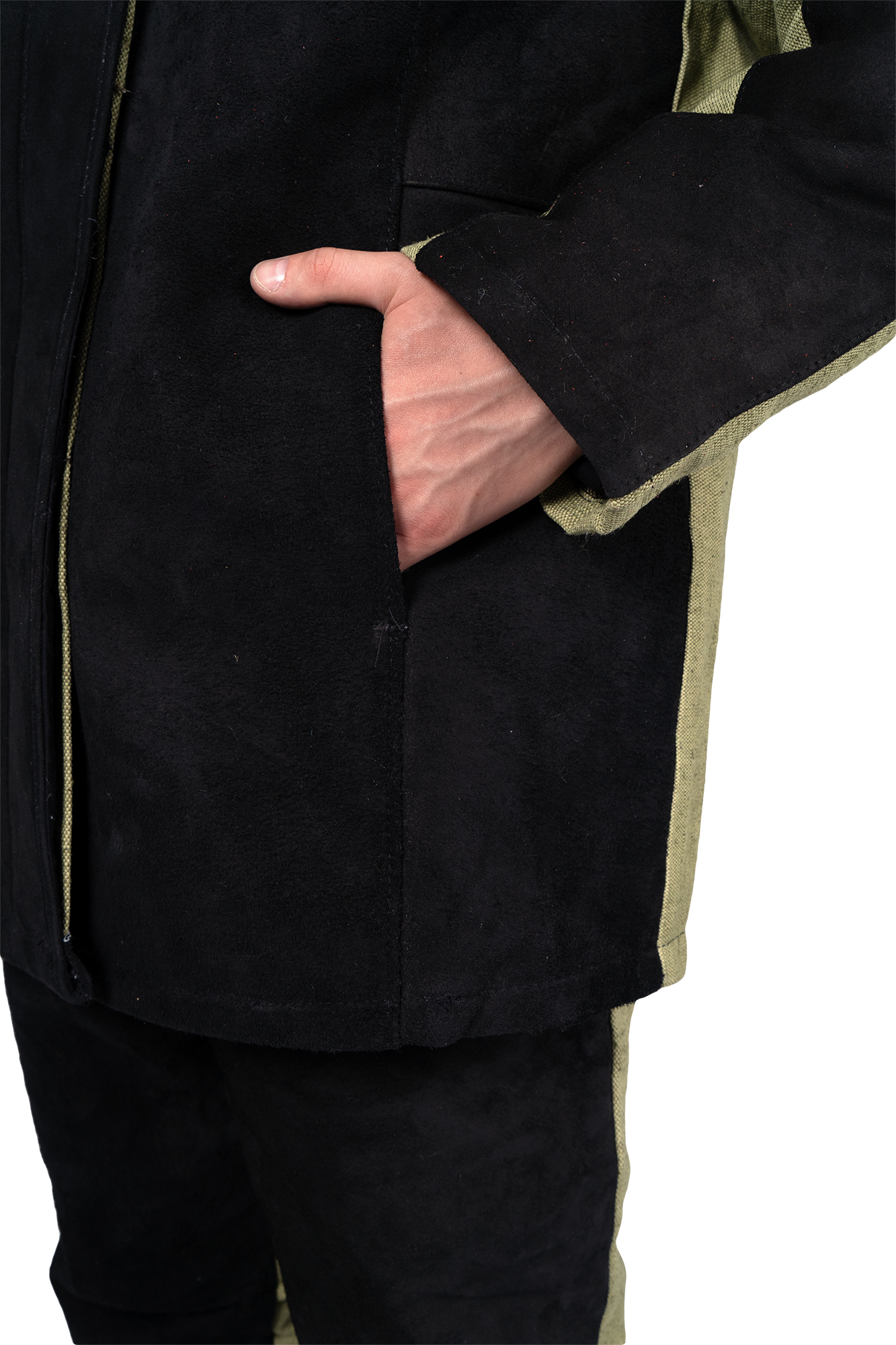 Костюм сварщика комбинированный спилок/брезент утепленный, 2.6