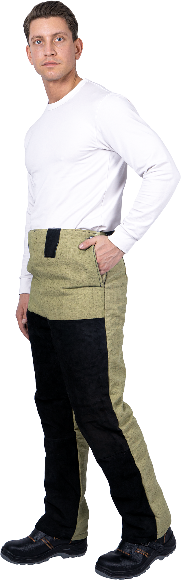 Костюм сварщика комбинированный спилок/брезент утепленный, 2.6