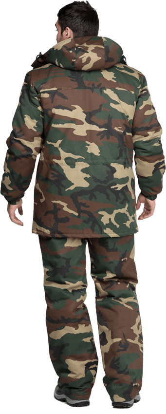 Костюм ТУРИСТ зимний, КМФ зеленый
