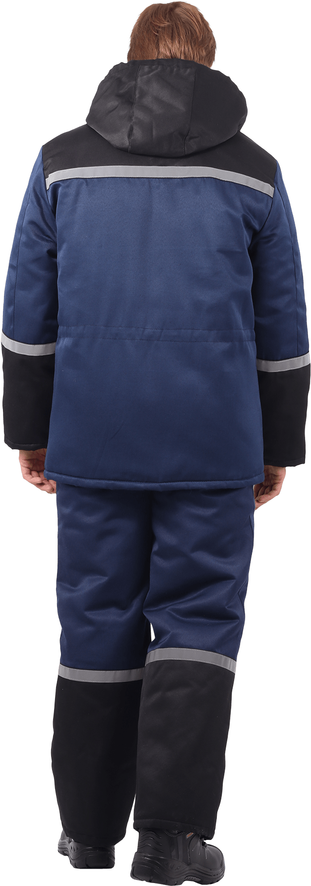 Костюм зимний, т/синий-черный