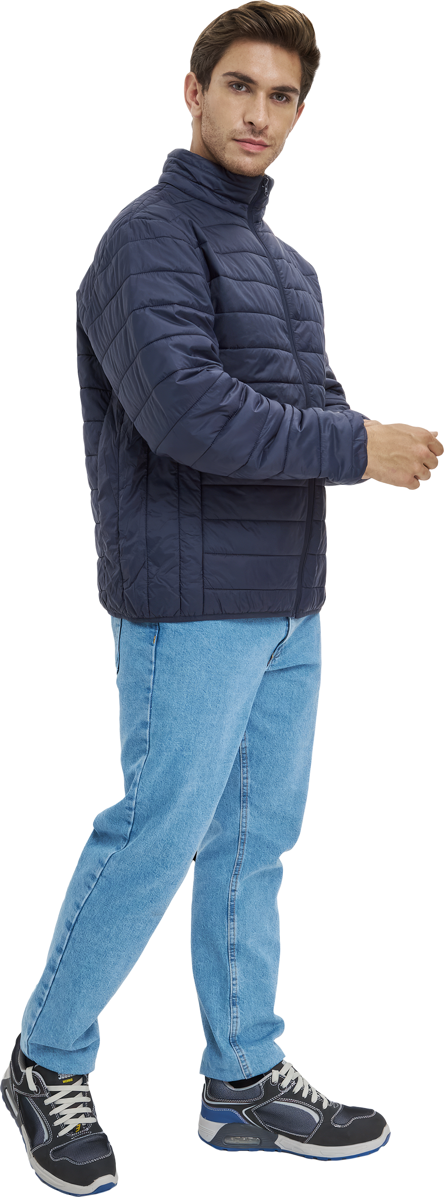 Куртка ДЕМИ стеганая, т/синий