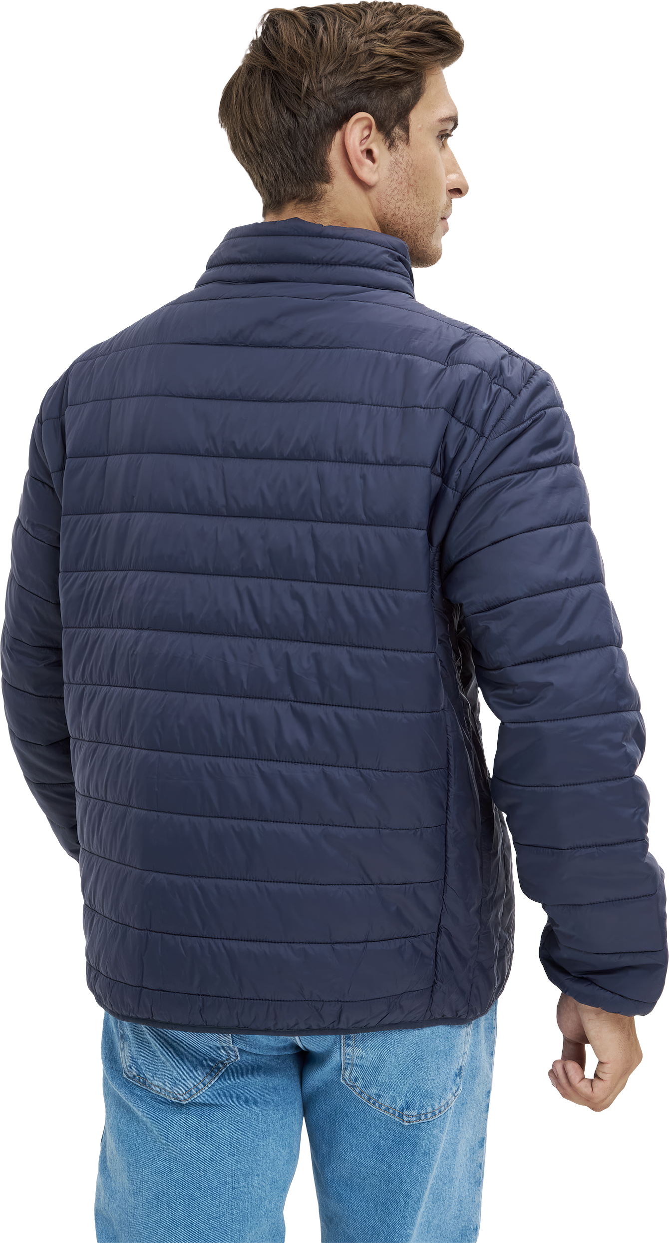 Куртка ДЕМИ стеганая, т/синий